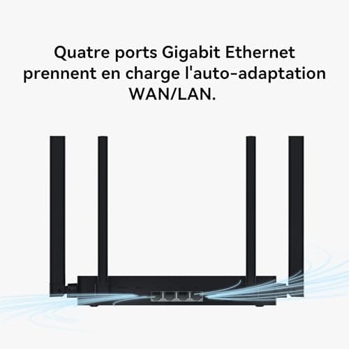 Huawei AX3S WiFi, AX3000 Gigabit Dual Band Wi-Fi Router, 4 Ports GE WAN/LAN Self-adapting, Wi-Fi Amplifier, HomeSec™ Security, Amazon Exclusive - Image 5