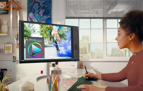 LG Ultrafine™ 32UQ850V-W.AEU 4K 32 inch PC Screen - IPS Panel UHD (3840 x 2160), 5ms GtG 60Hz, Display HDRTM 400, DCI-P3 98%, AMD FreeSync, Tilt, Height Adjustable, Portrait Mode - Image 5