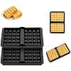 Airfryer Accessories for Ninja AF400EU, AF451EU, SL400EU, AF500DE Double Insert for Hot Air Fryer, Silicone Belgian Air Fryer Accessory - Image 6