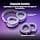 ASUS ROG Delta II White - Wireless Gaming Headset (Official Team Vitality Equipment, Tri-Mode Connectivity, ROG Speednova, 50mm Membranes, Up to 110 Hours of Battery Life, 315g) - Image 8