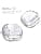AhaStyle Transparent Case for Samsung Galaxy Buds FE (2023)/Galaxy Buds2 Pro/Galaxy Buds 2/Galaxy Buds Pro/Galaxy Buds Live Case [Anti-Yellowing] Clear Protection Cover Rugged Carrying Case - Image 4