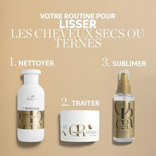 Wella Professionals OIL REFLECTIONS Masque nourrissant sublimateur de lumière – pour des cheveux lumineux et lisses - Image 8