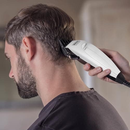 WAHL Home Pro Deluxe Combo Hair Clipper, Wired, with Gradient Lever (1 mm to 3 mm), Quality Self-Sharpening Blade, Does Not Pull Hair 8 Combs, Mini Trimmer for Contours and Finishes - Image 4