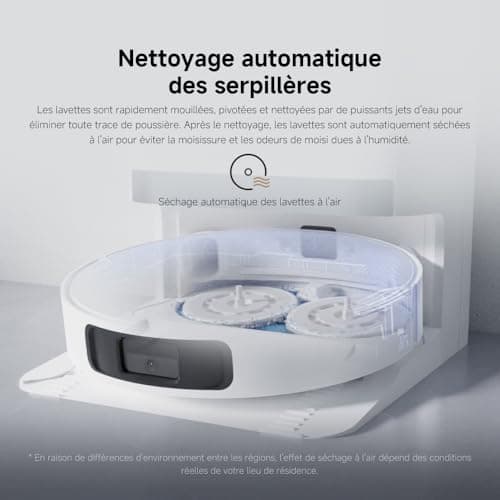 XIAOMI Robot Vacuum X20+, Station Tout-en-Un avec vidage, Lavage & séchage Auto, Aspiration 6000 Pa, évitement d’Obstacles S-Cross™, Navigation LDS, Commande vocale Via Mi Home. - Image 7