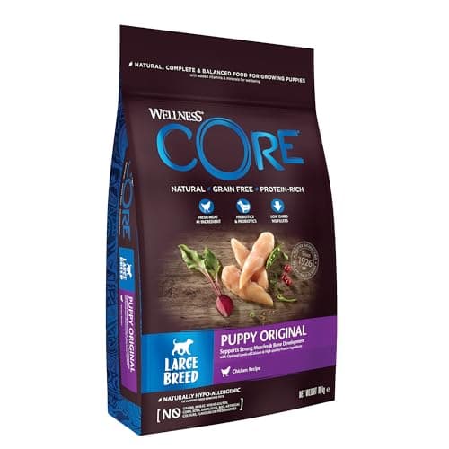 Wellness CORE Puppy 10 kg, Chicken - Grain Free, Natural, Hypoallergenic, High Protein, High Meat Content, Eye & Brain Develops - Image 3