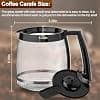 Cuisinart DCC-1200PRC Coffee Maker Replacement Glass Jug 12 Cup for Cuisinart DCC-1200 DGB500BK DCC-1100BK DCC-2650 CHW-12 DGB-550BK1 DGB-625BC DGB-700BC - Image 5