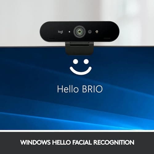 Logitech Brio Stream Webcam - Ultra 4K HD Video Calling, Automatic Light Correction, Streaming, Black - Image 4