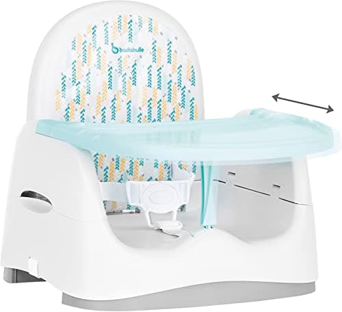 Badabulle Trendy Meal Children's Chair Riser, Universal, Suitable for All Chairs, Ergonomic Shape, Adjustable & Removable Shelf, Compact Folding & Easy Storage, Evolutionary - Image 5