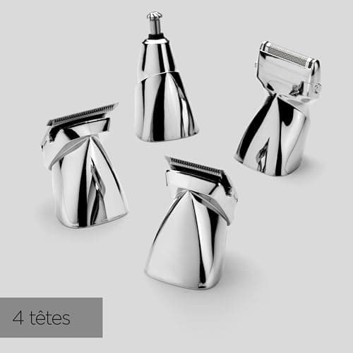 BaByliss Tondeuse cheveux sans fil Super-X Metal, Lames en acier japonais, 10 sabots, 2 sabots oreille, Batterie lithium, affichage digital, Poignée en métal, noir, E996E - Image 6