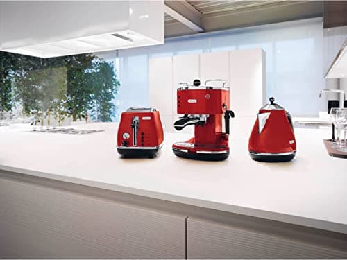 De'Longhi Icona Eco 311.R Macchina da Caffè Espresso Manuale, Caffè in Polvere o in Cialde E.S.E., 1100 W, Rosso - Image 7