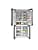 Bosch KFN96APEA - Série 6 - Réfrigérateur avec congélateur intelligent - 183 x 91 cm - Réfrigérateur 405 l + congélateur 200 l - VitaFresh Pro 3 fois plus de fraîcheur - NoFrost - Éclairage LED - Image 3