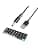HKY Universal USB Cable 6ft 9 in 1 to Hollow Plug Adapter Cable with 9 Plugs for JBL Charge 1 2 3 Flip 2 3 4 Router Shaver TV Box Philips Hue Hub USB to DC Cable - Image 4