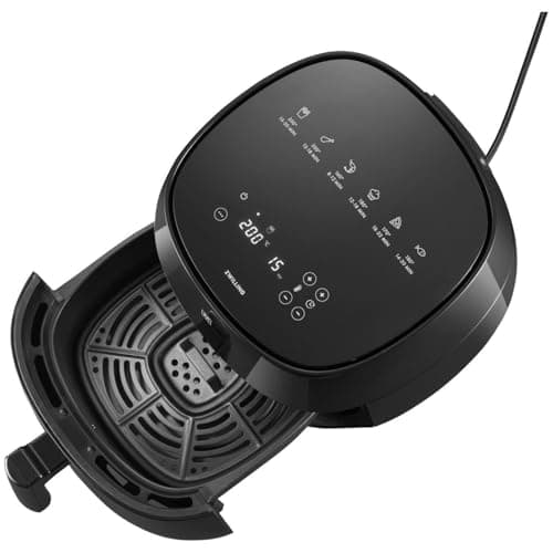 ZWILLING Air Fryer - Oil Free Hot Air Fryer, 4 Liters, 2 to 4 People, 6 Programs, 1400 W, Adjustable Cooking from 80° to 200°, Colour: Black - Image 3