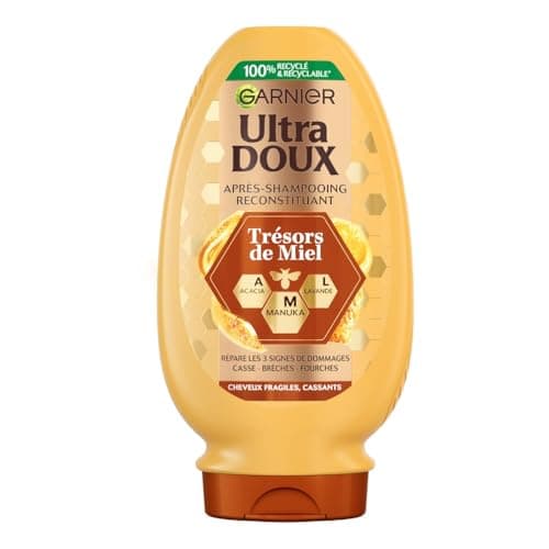 Garnier Ultra Gentle - Replenishing Conditioner - Enriched with Acacia, Lavender & Manuka - For Fragile & Brittle Hair - Honey Treasures - 250 ml - Image 2