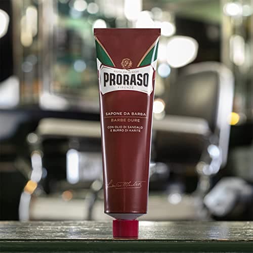 Proraso | Nourishing Tube Shaving Cream for Hard Beards (150ml) - Protective Shaving Cream with Sandalwood Oil & Shea Butter - Image 7