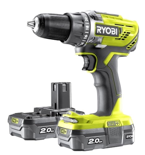 Perceuse-visseuse RYOBI - R18DD3-220S - 18V One+ - 2 batteries 2.0Ah - chargeur rapide - Image 4