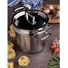 Le Creuset 96200520001000 Steaming Pot with Lid 20 cm, Stainless Steel 3-ply, Capacity 5 L, Silver,96200520001000 - Image 4