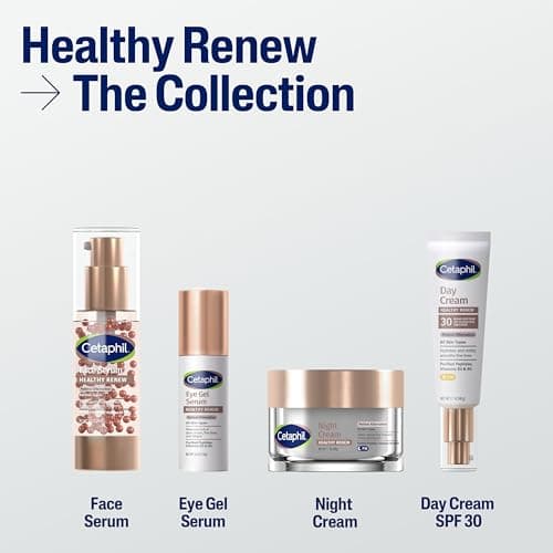 Cetaphil Healthy Renew Sérum anti-âge pour le visage, 28,3 g, sérum alternatif au rétinol pour le visage avec niacinamide et peptides, soin de la peau pour peaux sensibles avec complexe de vitamine B - Image 8