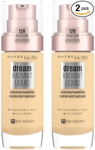 Maybelline Maybelline New York - FPS13 - Dream Satin Liquid - Golden Beige (21) - 30 ml (Pack of 2)