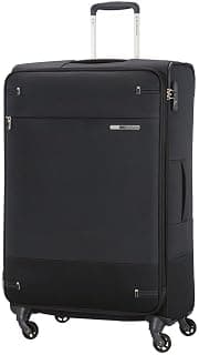 Base Boost - Valise Souple de 78 cm de Large, Valise à roulettes à 4 Roues, Serrure TSA, légère et Extensible, 105 L, Noir
