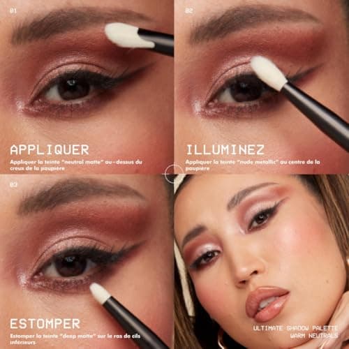 NYX Professional Makeup Palette de Fards à Paupières Ultimate Shadow, 16 couleurs, Finition Intense et Longue Durée, Formule Vegan Sans Ingrédients d'Origine Animale ou Dérivé, Warm Neutrals - Image 7
