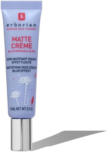 Erborian - Matte Cream - 5-in-1 Mattifying Face Foundation - Blurred Effect, Refines Skin Grain, Prepares for Makeup - Korean Skin Care - Image 1