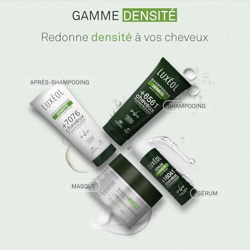LUXEOL - Shampooing Densité - +6561 Cheveux En Phase De Pousse* - Augmente La Densité Capillaire - 98% D'Ingrédients D'Origine Naturelle - Sans Silicones - Fabriqué en France - 200 ml - Image 6