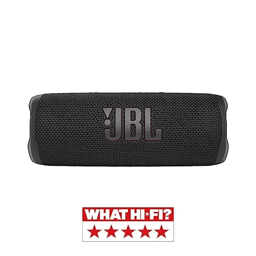 JBL Flip 6 - Enceinte Bluetooth portable et étanche à l'eau et à la poussière, haut-parleur haute fréquence pour des basses profondes, 12 heures d'autonomie, en noir - Image 3
