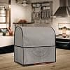 kwmobile Cover Compatible with KitchenAid 4.3-4.8 Liter - Protective Cover 35.5 x 35.5 x 22.5 cm with 3 Pockets for Food Processor - Grey - Image 3