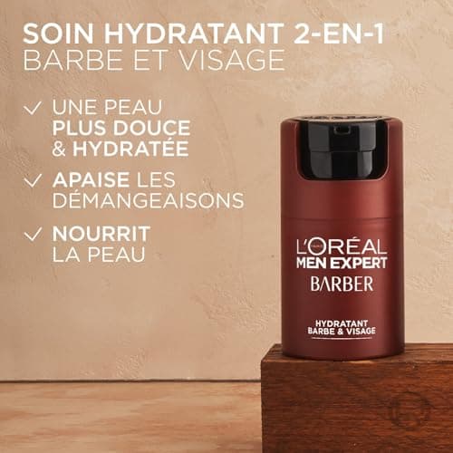 L'Oréal Men Expert - Soin Barbe Courte & Visage - Hydrate, Apaise & Adoucit - Barber Club 100ml - Image 5