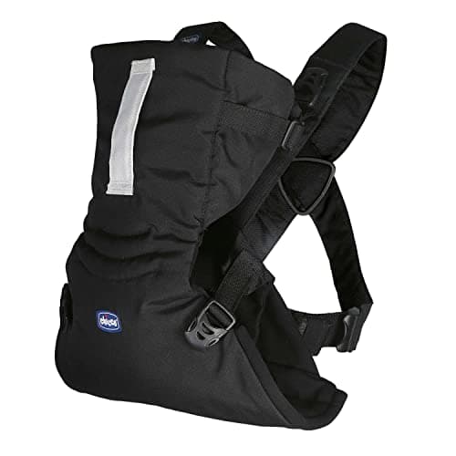 Chicco Easyfit Ergonomic Baby Carrier for Infants and Children from Birth to 9 kg, Physiological Baby Carrier, Simple to Carry, Mummy and Road Facing, Head and Neck Support, Black - Image 2