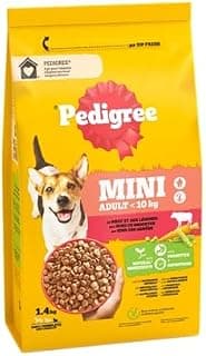 PEDIGREE® Sac Adulte < 10 kg avec bœuf et légumes 1 x 1,4 kg