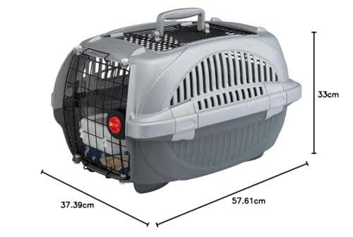 Ferplast Ferplast Atlas Deluxe 20 Open Cat Carrier 37.4 x 57.6 x 33 cm Grey - Image 5