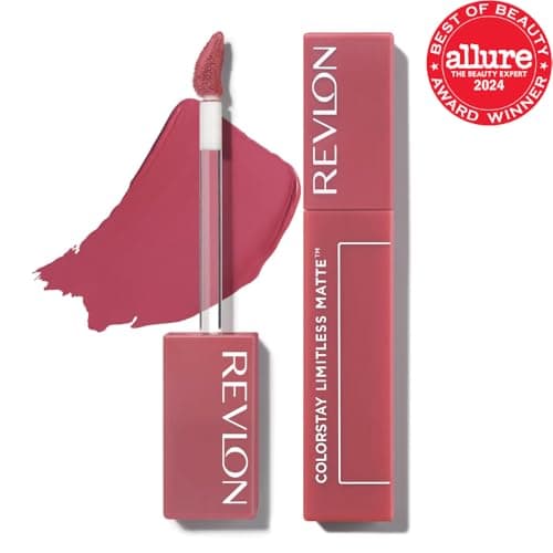 Revlon Rouge à Lèvres, ColorStay Limitless Matte Rouge à Lèvres liquide, Formule Vegan, Sans bavure, Longue tenue, Léger et Confortable, Waterproof, 006 Manifest, 5 ml - Image 4