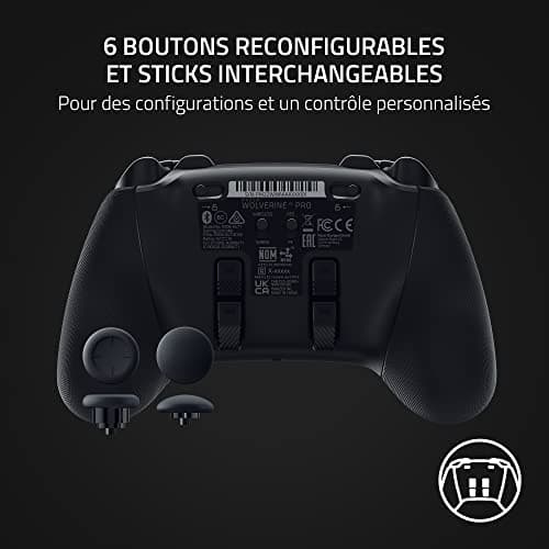 Razer Wolverine V2 Pro Wireless Gamepad for PS5 and PC Consoles (HyperSpeed Wireless, Mecha-Tactile Action Buttons, 8-Way Microswitch D-Pad, HyperTrigger) Black - Image 8