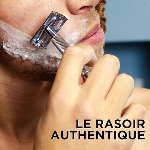 Wilkinson Sword - The Edger Barber's Style - Men's Razor - Safety Razor + 5 Double Edged Blades - Image 6
