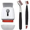 OXO Good Grips, Sweep and Swipe 2-in-1 Cleaning Brush for Electronics, Grey, Orange & OXO Good Grips, Multi-Use Cleaning Brush Set, Orange - Image 2