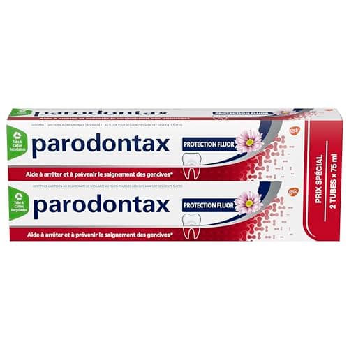 Parodontax Toothpaste Protection Fluoride, For Sensitive Teeth, Removes Dental Plaque, Pack of 2 x 75 ml - Image 3