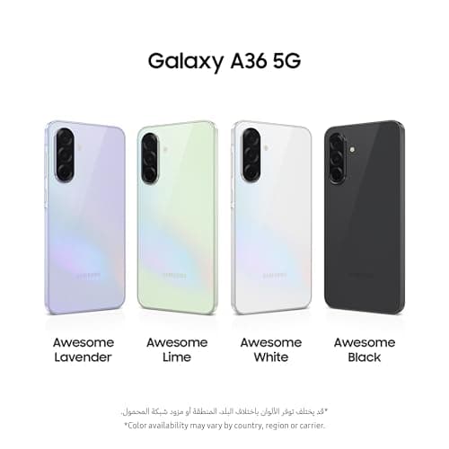 Samsung (A366 Galaxy A36 Dual 5G 256GB 8GB RAM (Awesome) Black - Image 5