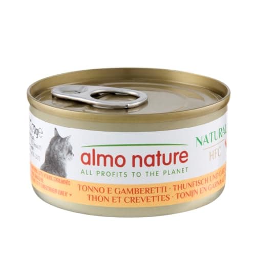 Almo Nature HFC Natural - Nourriture Humide pour Chat Adulte - Thon et Crevettes - 70 g x 24 Boîtes - Image 2