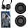 1 Paire Coussinets d'oreille Noir Remplacement en Mousse de Cuir Protéiné Compatible avec Sennheiser HD25 HD25-II HD25SP HD25SP-II Écouteurs - Image 3