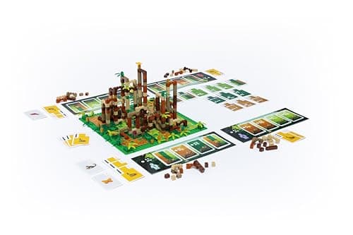 Asmodee – Lego® Monkey Palace – Board Game for Children from 10 Years – Build Your Way to Victory Brick by Brick – 2 to 4 Players – 45 Min Game – French Version – Dotted Games - Image 5