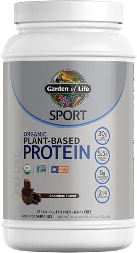 Garden of Life Sport Organic Plant-Based Protein, Chocolate - 840g - Image 2