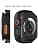 Diruite 2 Pieces Case for Apple Watch Ultra 3/2/1 49mm Protective Hard PC Material Ultra Thin Tempered Glass Screen Case, Black, 49mm - Image 7