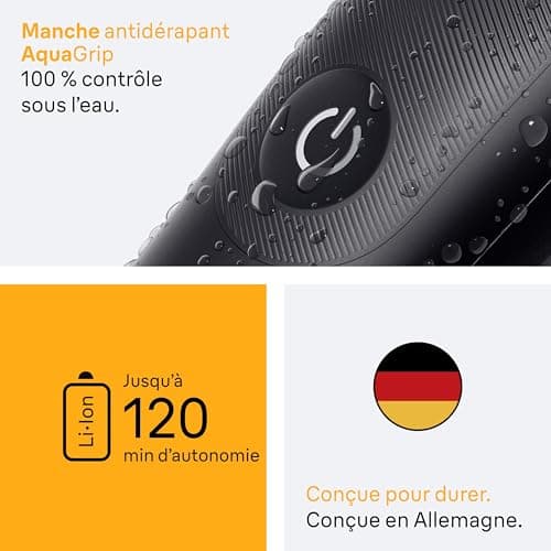 Braun Tondeuse Electrique Tout-En-Un Pour Hommes Series 5 AIO5565 Noir, etanche, Kit De Rasage 13-En-1 Avec Lame Ultra Affûtée, Coffret Avec 8 Sabots Pour Les Cheveux, La Barbe, Le Nez et Le Corps - Image 6