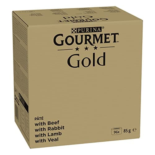 GOURMET | GOLD | Muslin | Cat | Rabbit, Beef, Veal, Lamb | Single Servings | Boxes | 96 x 85g - Image 5