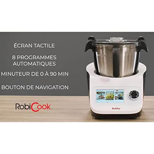 ROBICOOK Multifunctional Food Processor with Integrated Scale and Touch Screen - Image 6