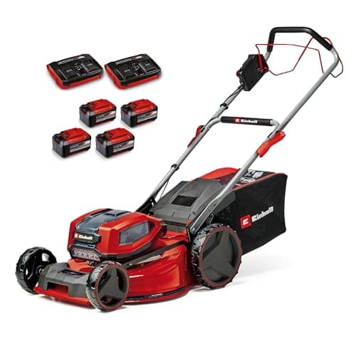 Einhell Professional Cordless Lawnmower GP-CM 36/52 S Li BL (4x5.2Ah) Power X-Change (36V, Brushless Motor, Cut to 52cm) Comes with 4 Batteries 5.2 Ah and 2 Dual Chargers - Image 2