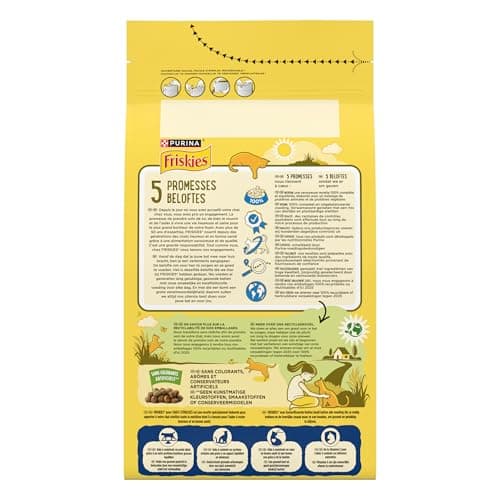 FRISKIES | Cat | Complete dry food for sterilized adult cats | Salmon and vegetables | Complete food for sterilized cats | Bag | 1.5 kg - Image 5