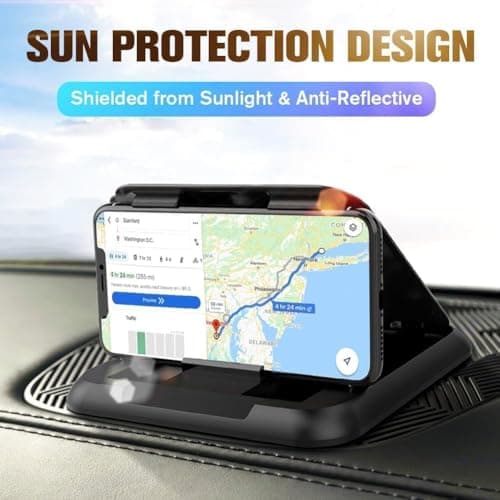 Car Mobile Phone Holder, Rotating Mobile Phone Holder for Car, Universal Car Mobile Phone Holder, Car Dashboard Holder - Image 4
